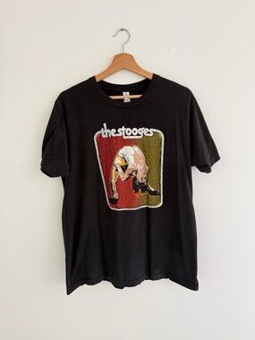 Iggy Pop x The Stooges Band Tee Large